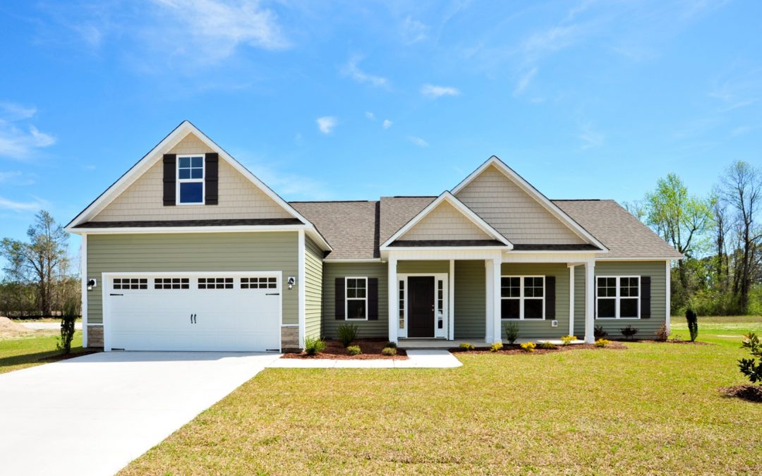 front view of a one story home with normal wear and tear